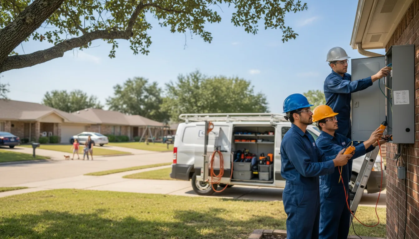Certified electrician providing emergency electrical services in Johnstown, OH